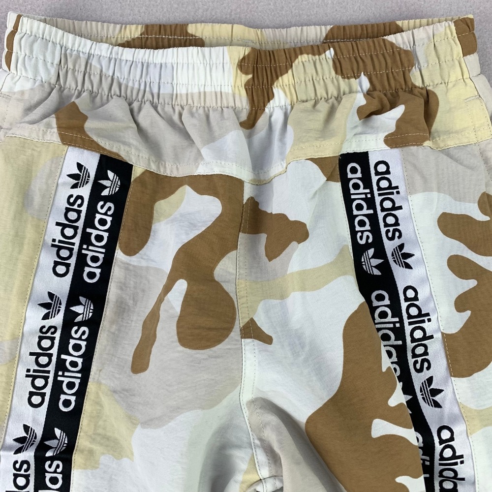 Adidas Originals Camo Track Pants Women S Tan Desert Camouflage Logo Streetwear - Picture 3 of 12
